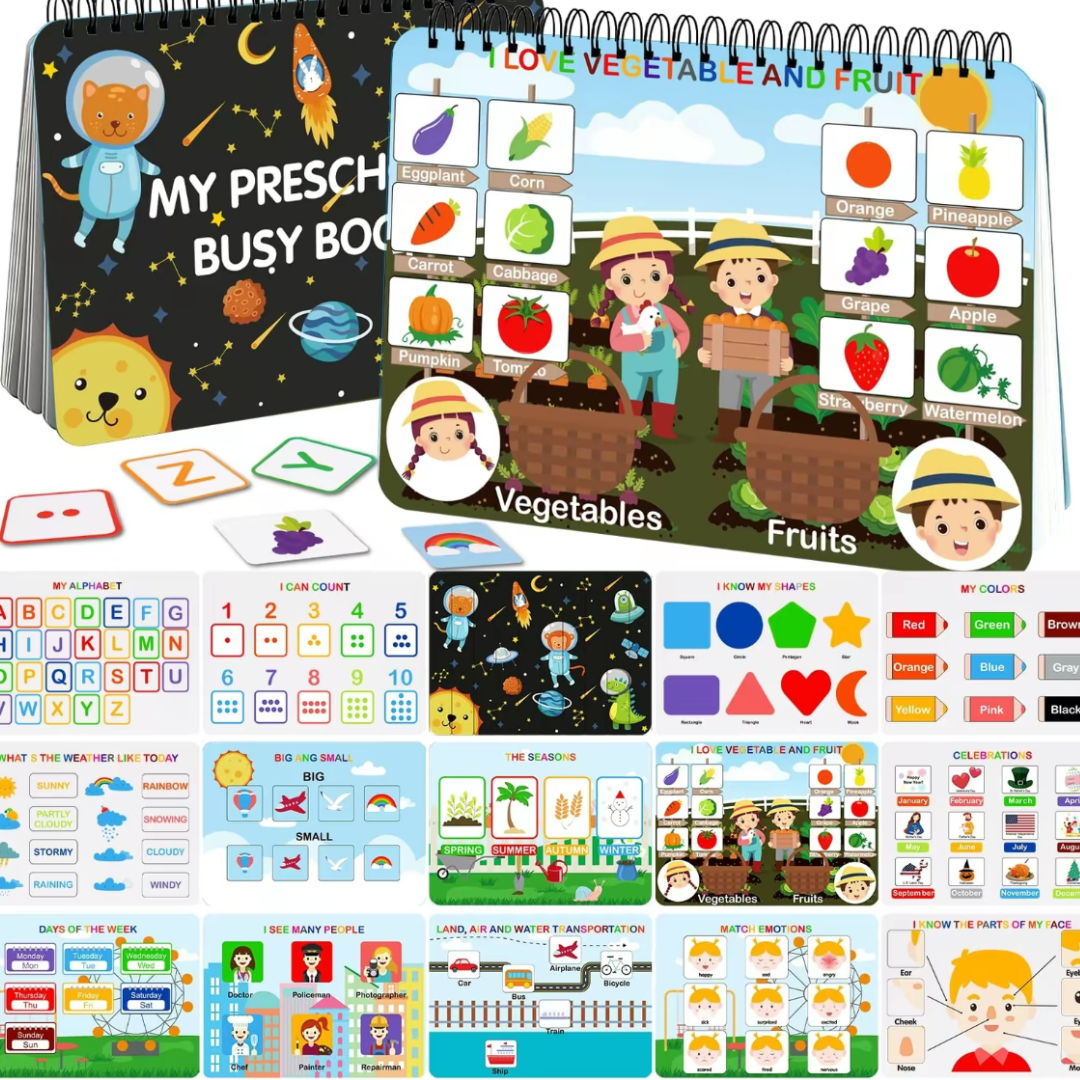 Montessori Busy Book For Kids