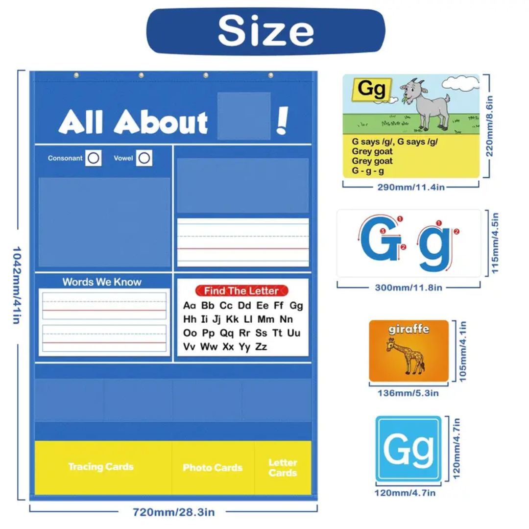 LetterLab Learning Chart Set