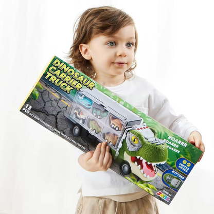 13-in-1 Dinosaur Transport Carrier Truck Set