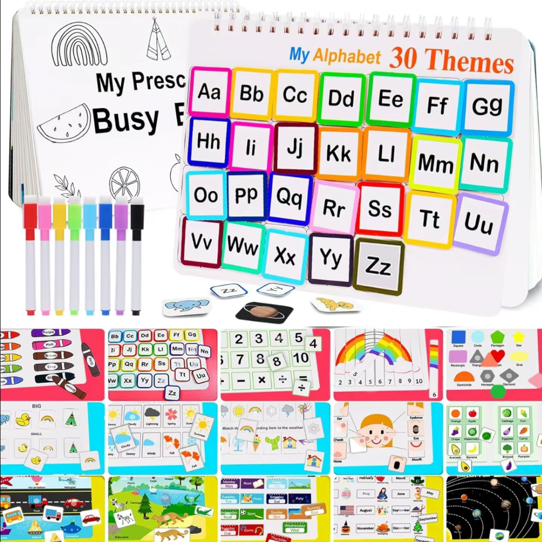 Montessori Busy Book For Kids
