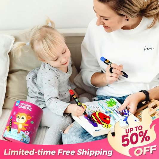 36 ColorTwist Silky Crayons