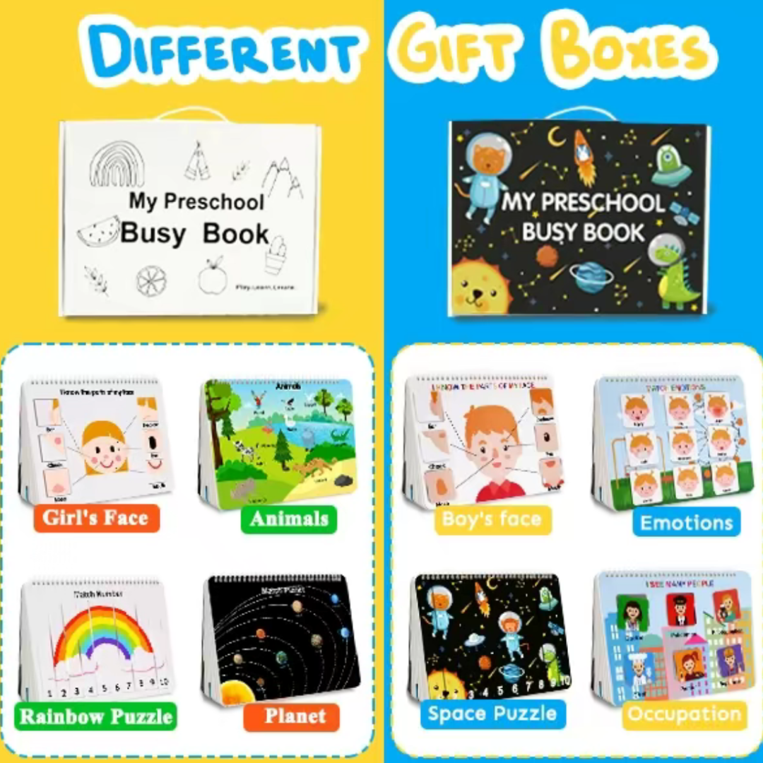 Montessori Busy Book For Kids