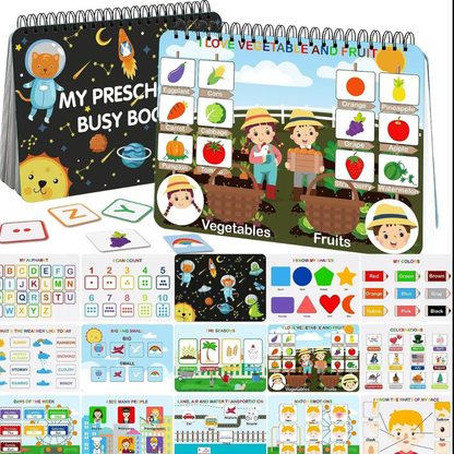Montessori Busy Book For Kids