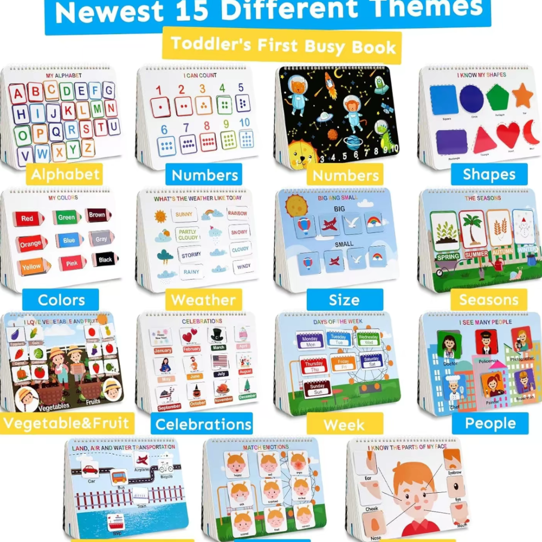 Montessori Busy Book For Kids