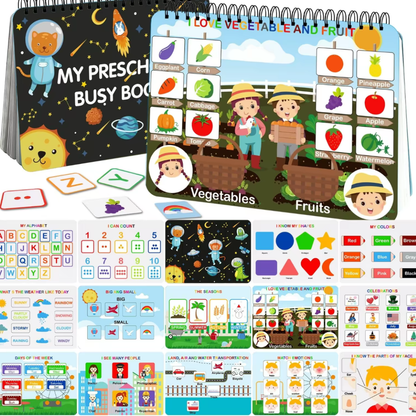 Montessori Busy Book For Kids