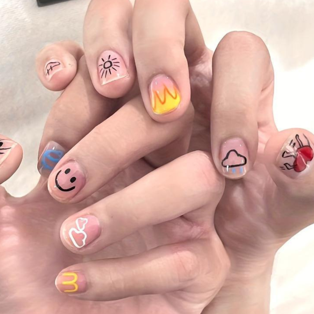 Nail Doodle Pen – 12 Colors