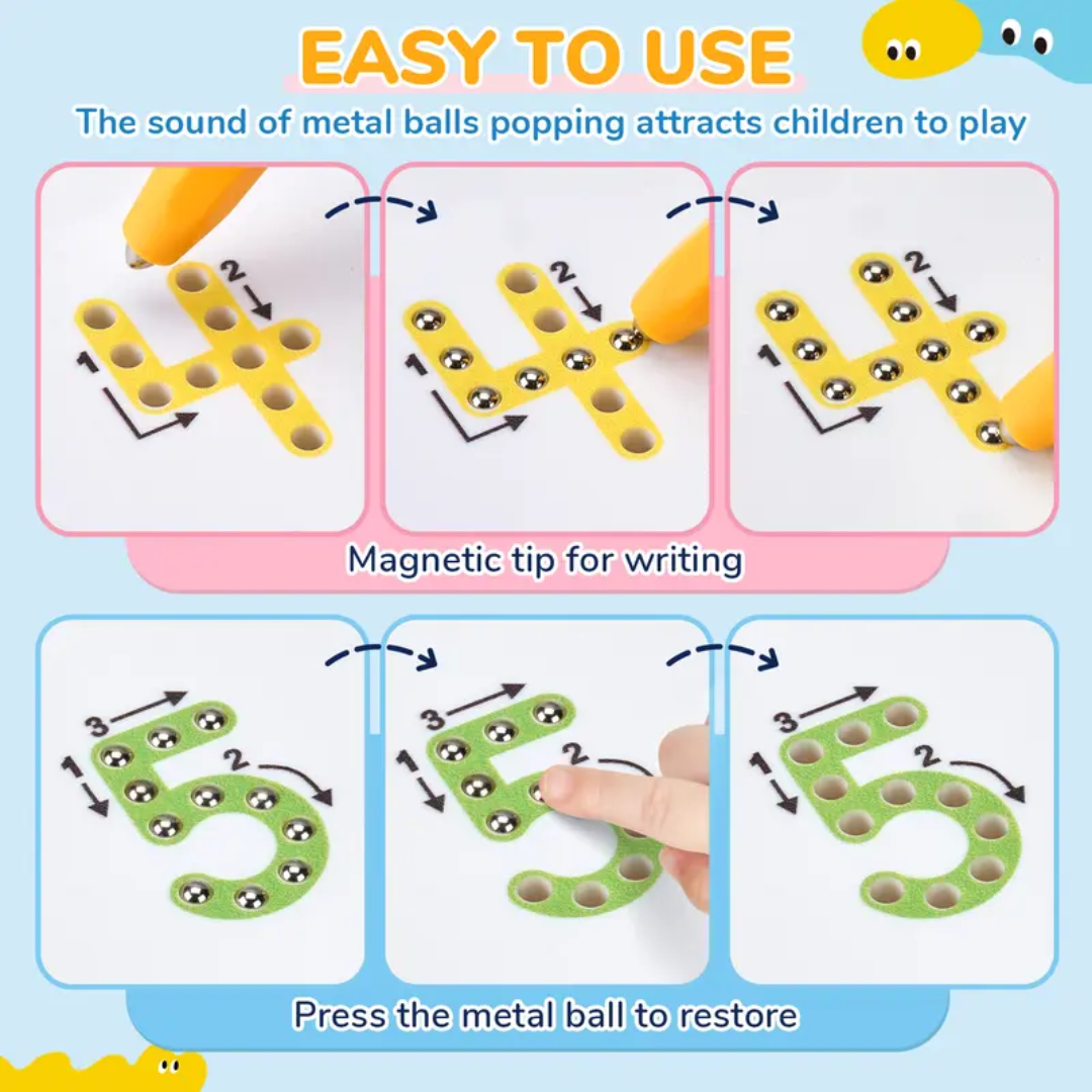 Double Sided Magnetic Letters Board