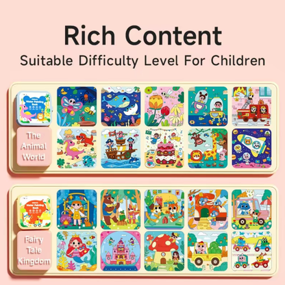 Reusable Water Coloring Book Set