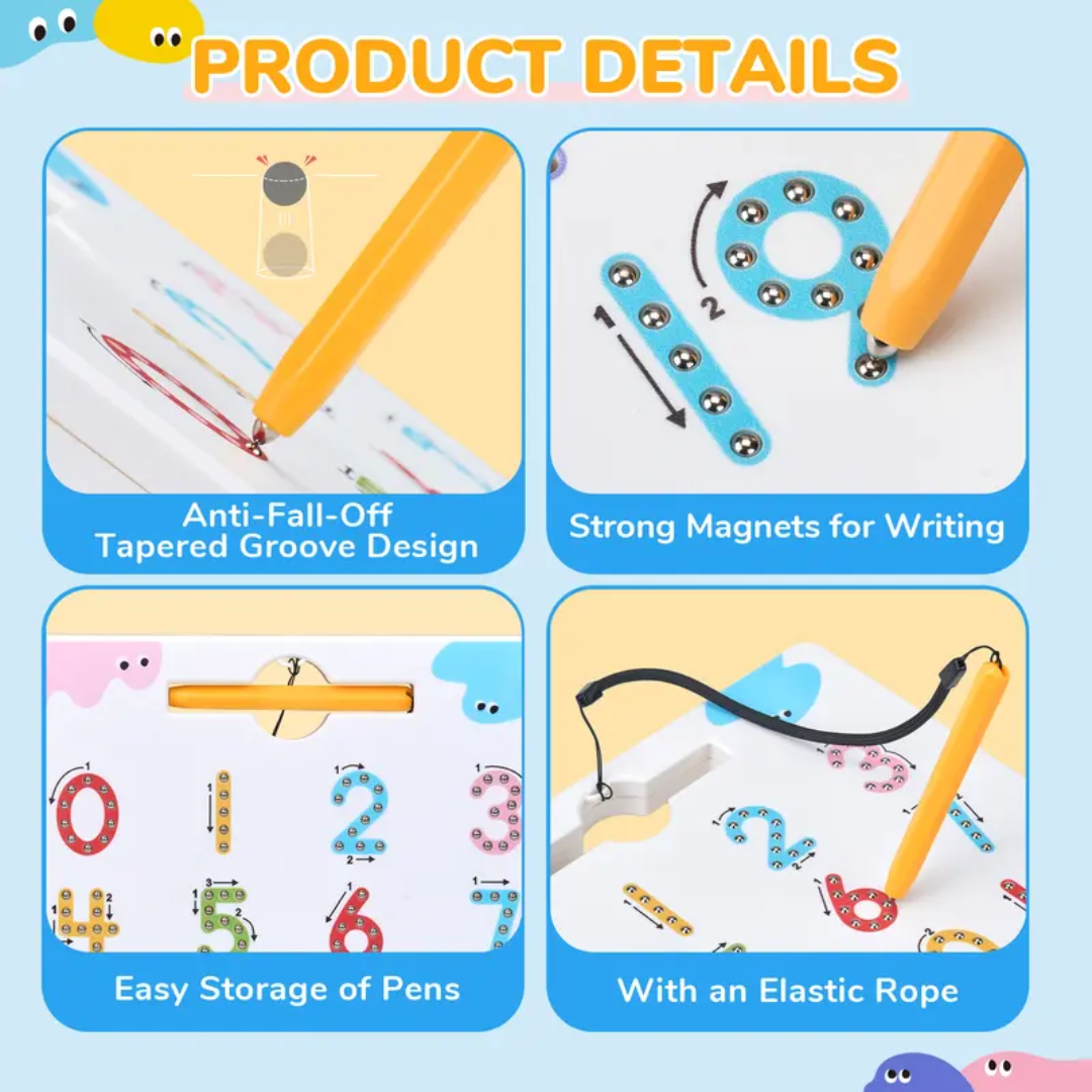 Double Sided Magnetic Letters Board