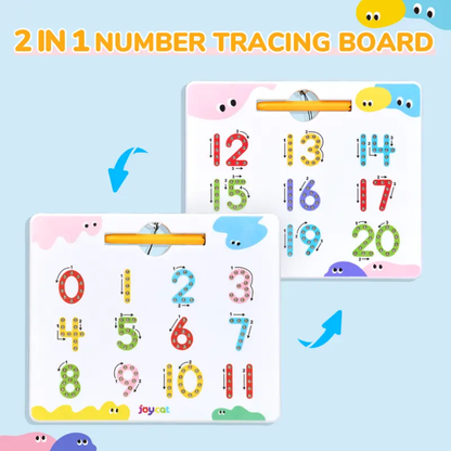 Double Sided Magnetic Letters Board