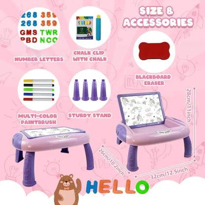 UniDoodle Kids Creative Drawing Desk