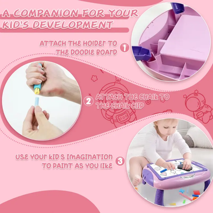 UniDoodle Kids Creative Drawing Desk