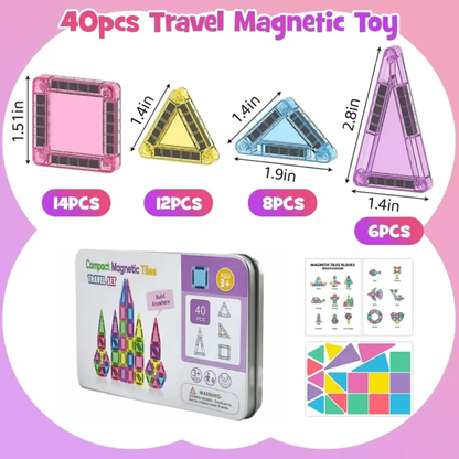Mini Travel Magnetic Tiles